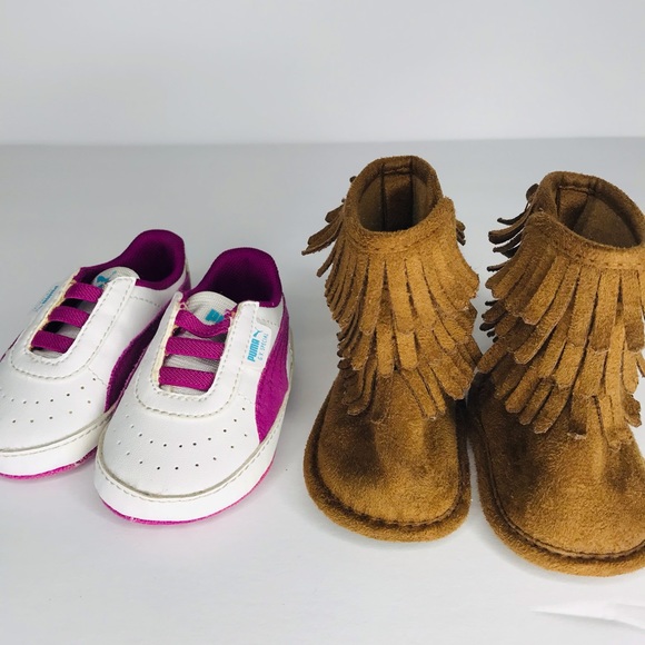 Baby Puma & boots size 2 - Picture 2 of 8